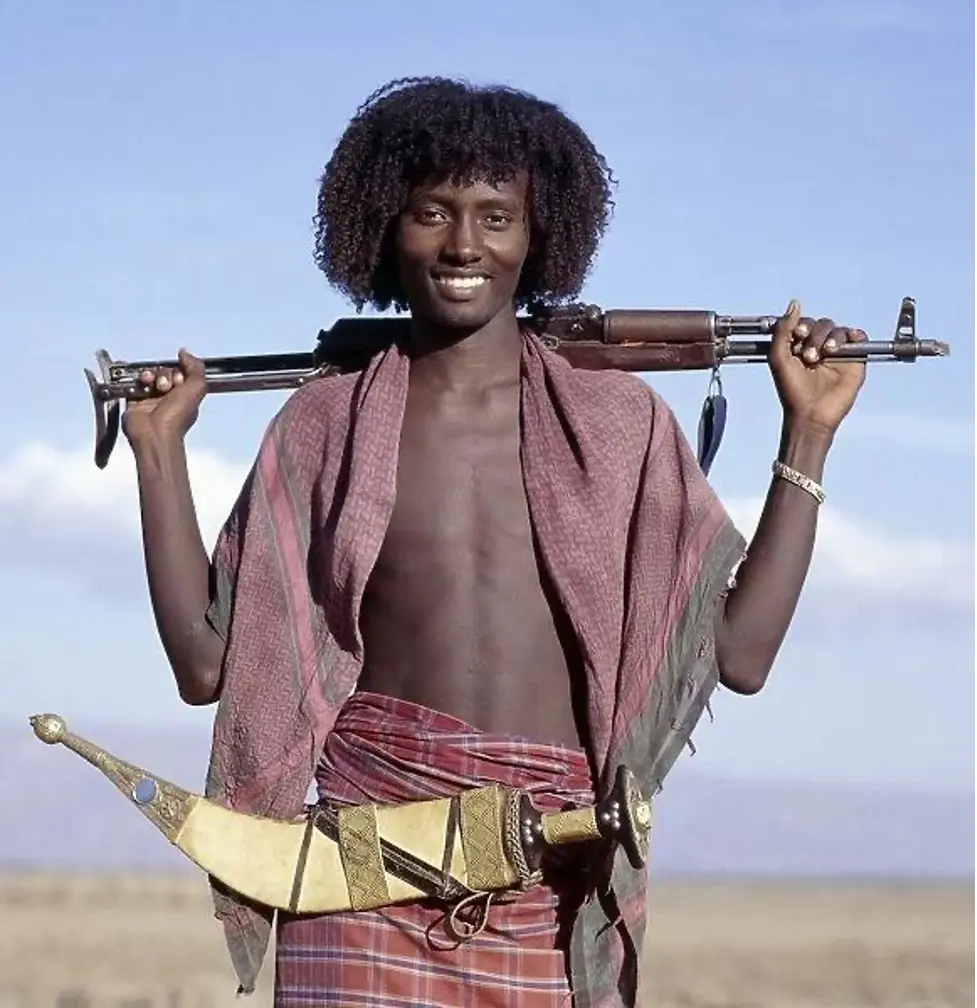 Afar man in the Danakil area