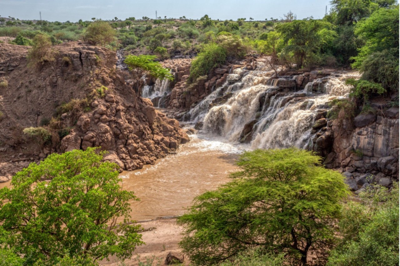 Awash River waterfalls